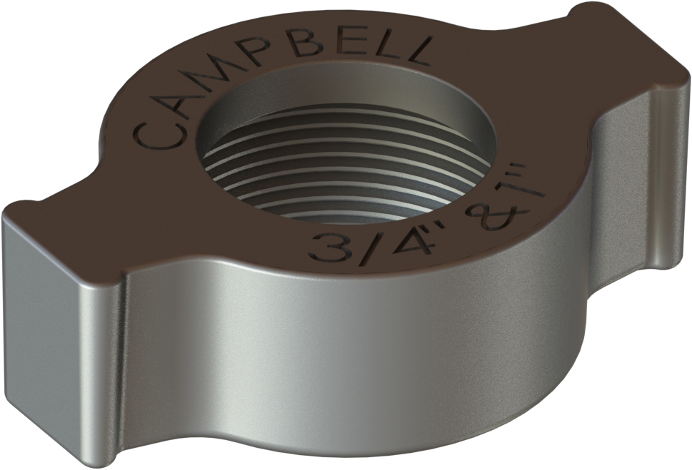 Ground Joint Wing Nut Campbell Fittings
