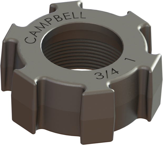 Ground Joint Low Profile Nut